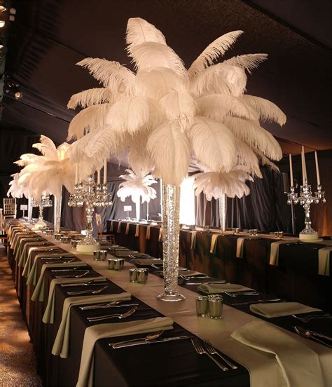 Feather and quill themed magical dinner